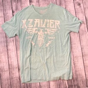Xzavier SOFT teal T-shirt size XL